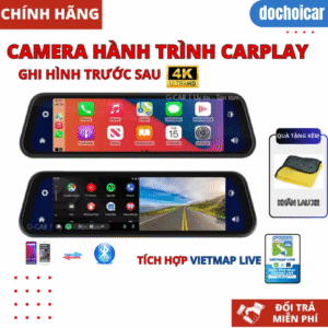 Camera hành trình ô tô A10 có Android Auto và Apple Carplay