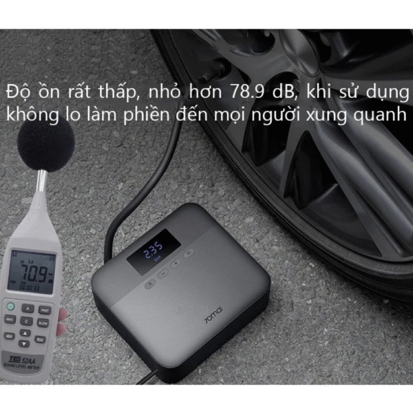 Máy Bơm Lốp Ô Tô 70Mai TP03 Tự Ngắt – Hiển Thị LCD, Bơm Nhanh Chóng - Ảnh 5