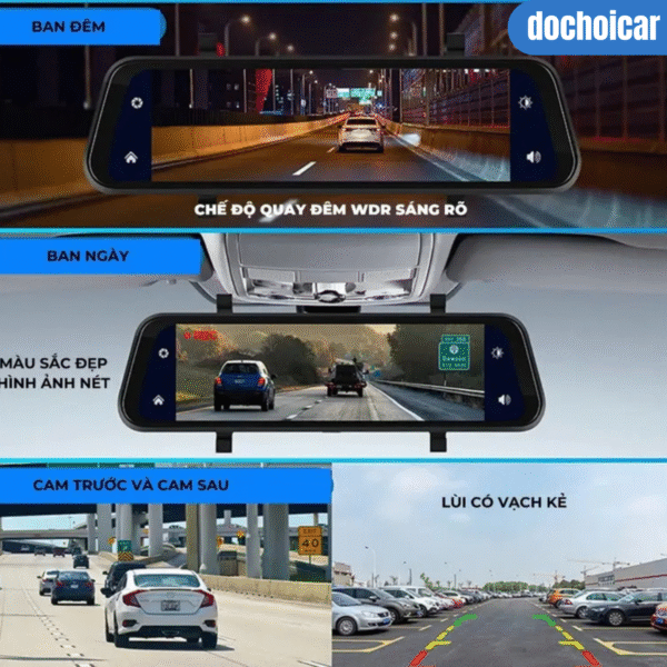 Camera hành trình ô tô A10 có Android Auto và Apple Carplay - Ảnh 5
