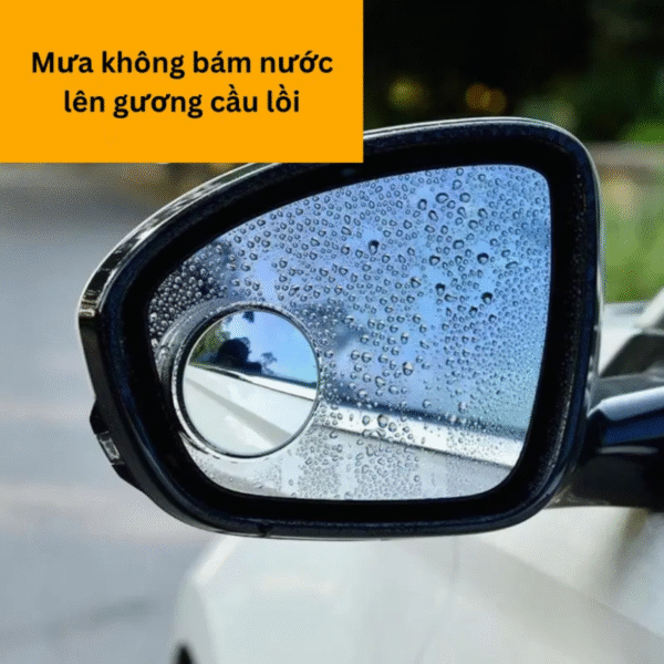 Gương cầu lồi cho gắn gương hậu ô tô xoá điểm mù [ 1 cặp ] - Ảnh 5