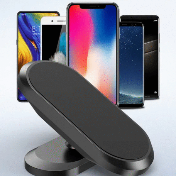 Giá Đỡ Điện Thoại Đế Hít Nam Châm Xoay 360° Trên Ô Tô - Ảnh 2