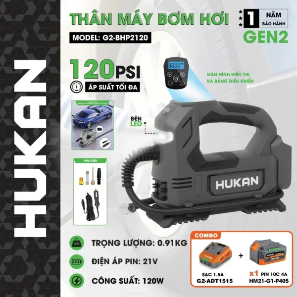 Thân máy bơm hơi Hukan - giá tốt tại shopee